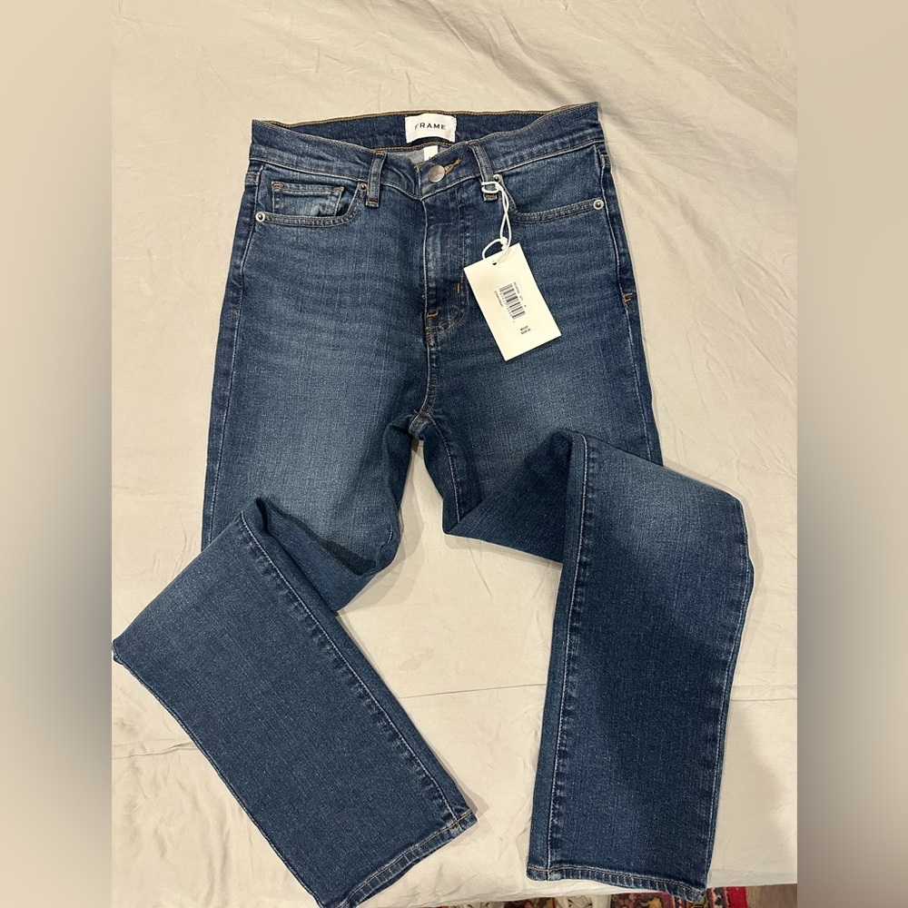 BRAND NEW FRAME LE high straight jeans
